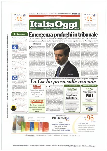 Italia oggi : quotidiano di economia finanza e politica